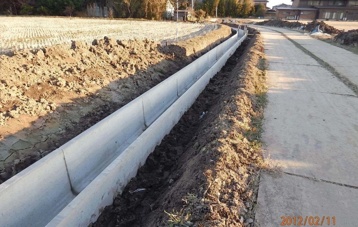 Construction of RCC Drain